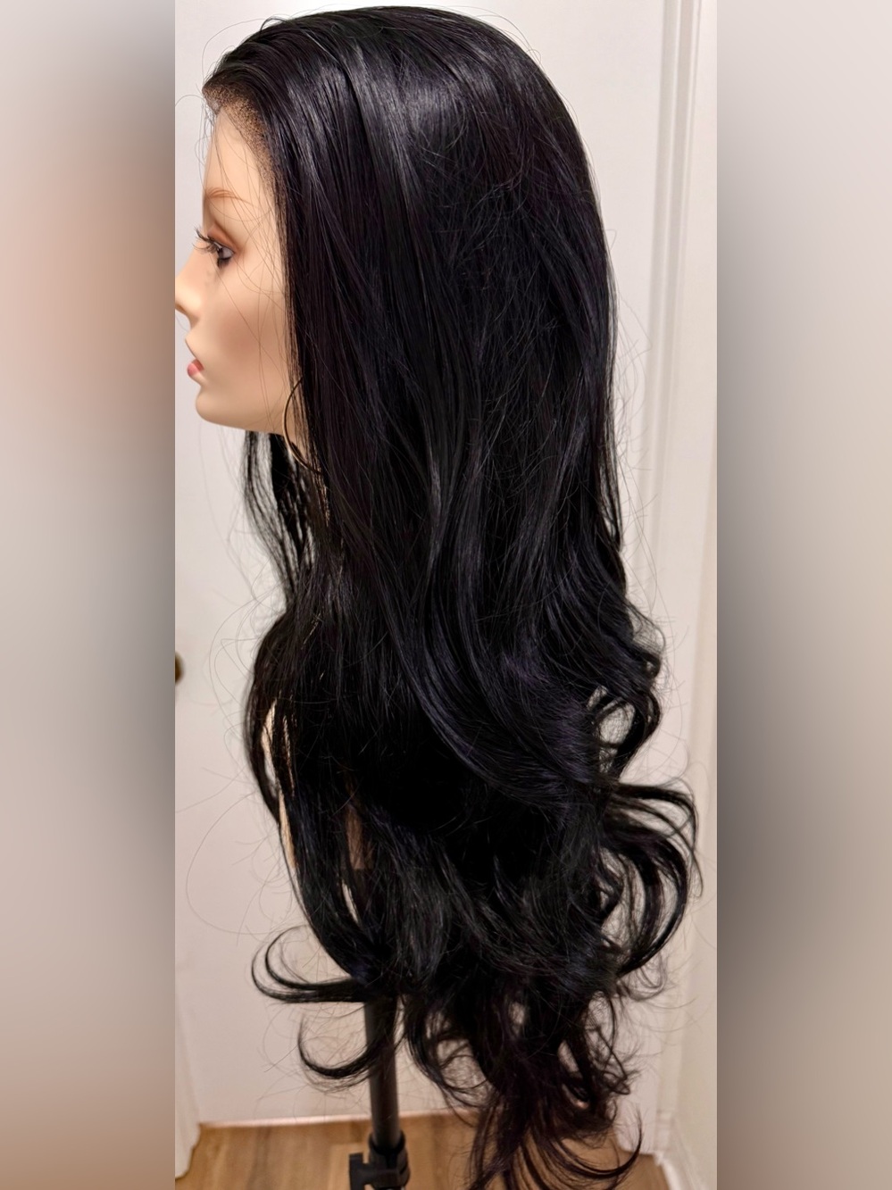 HAIR, 30” Long Layers, Lace Front, Jet Black